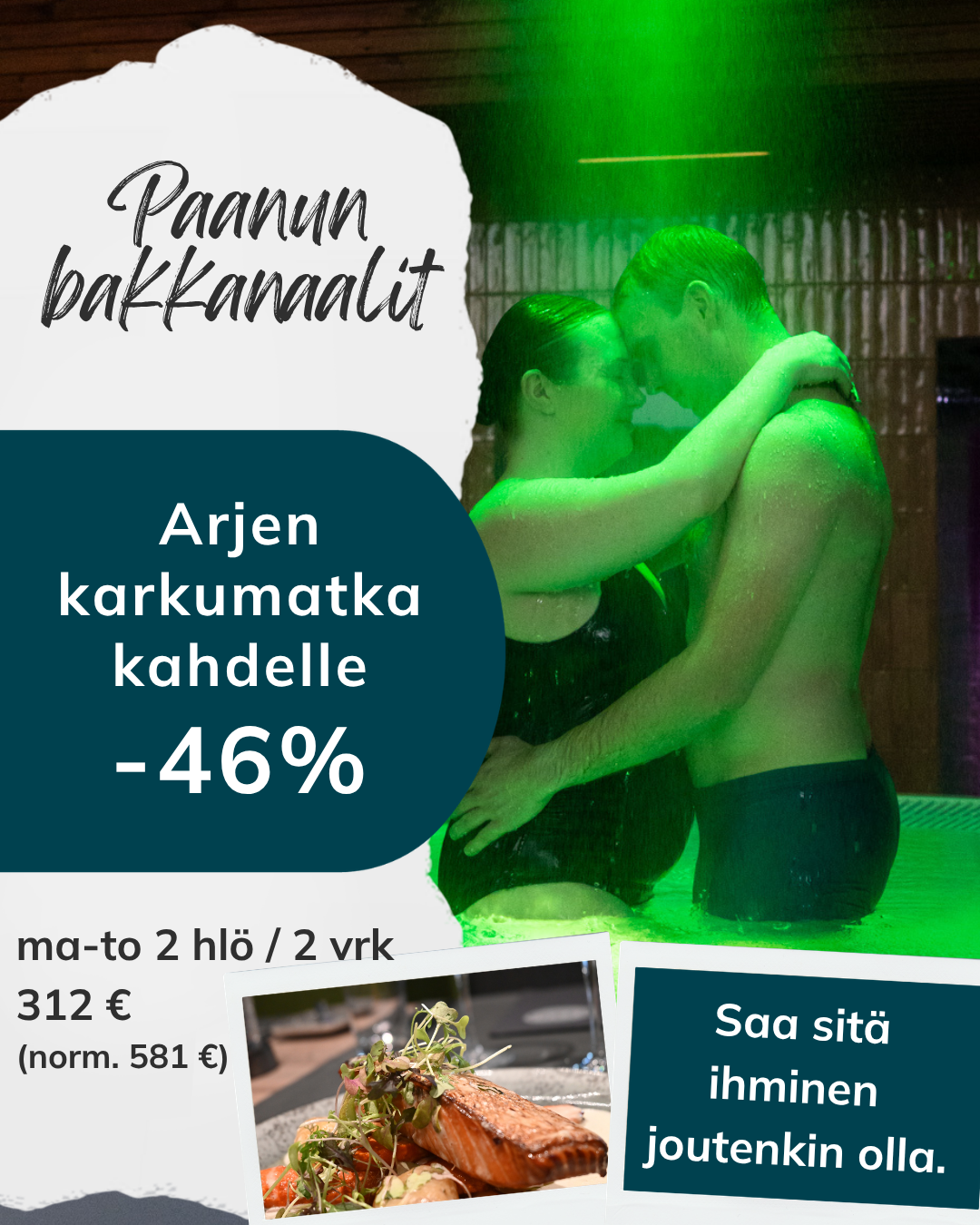 kylpylälomatarjous Härmän Kylpylä